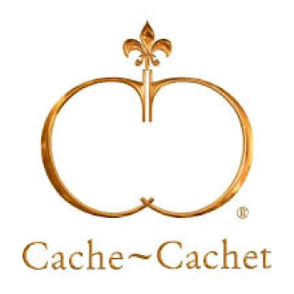 Cache Cachet Linen Satin Herbal Sachet Large Garment Lingerie Storage Bag